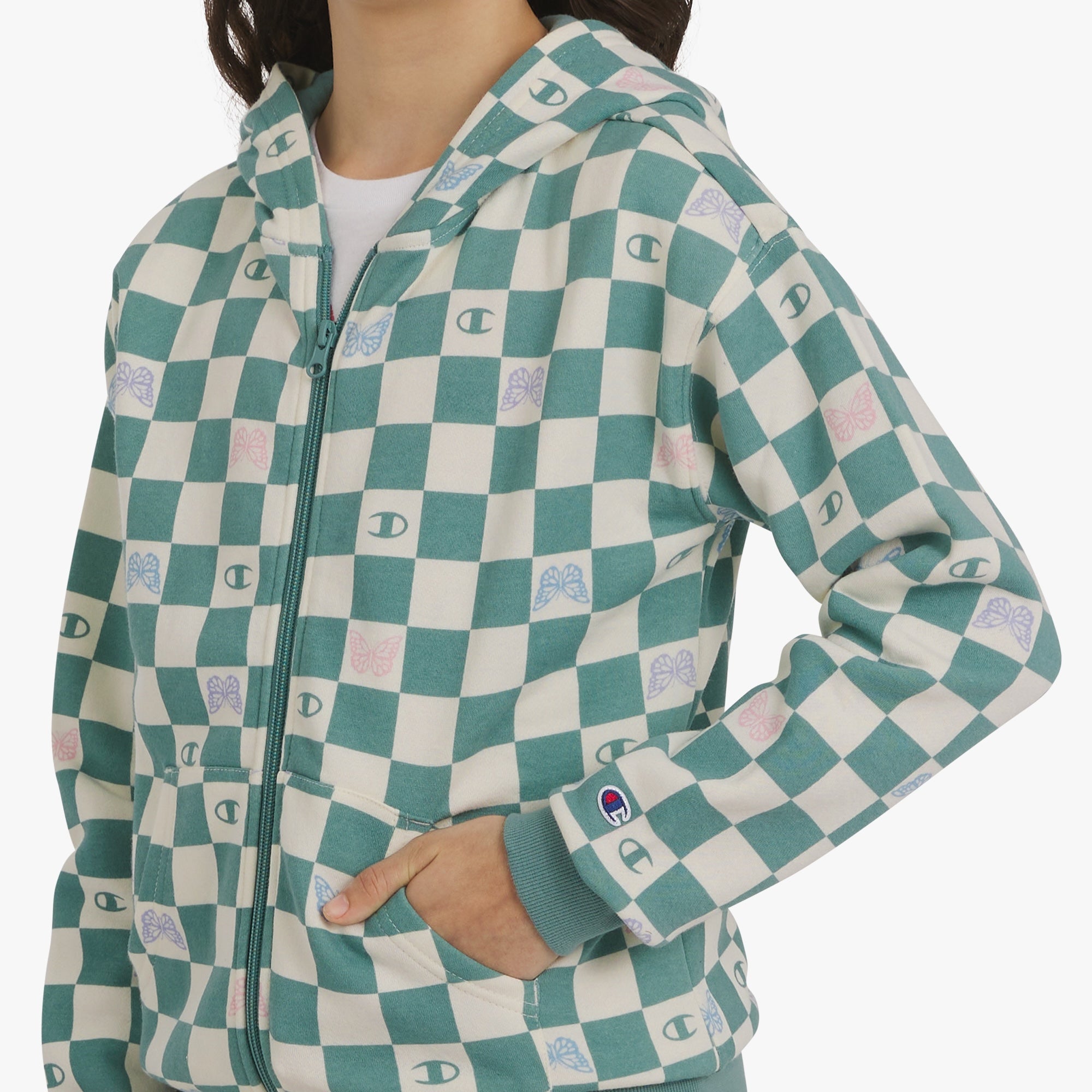 Full-Zip Hoodie. All-Over-Print - Image 4