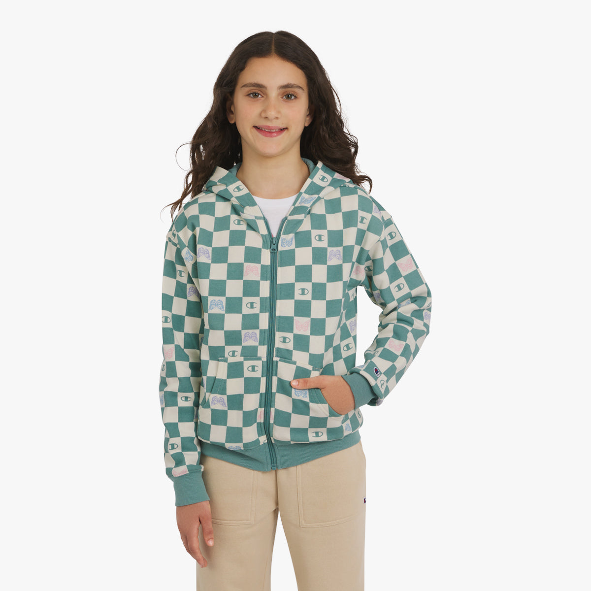 Full-Zip Hoodie. All-Over-Print