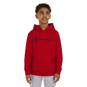 Signature Pop Color Embroidery Hoodie