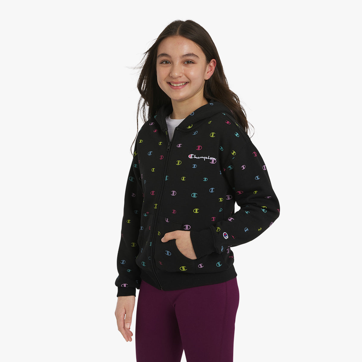 Full-Zip Hoodie. All-Over-Print - Image 2