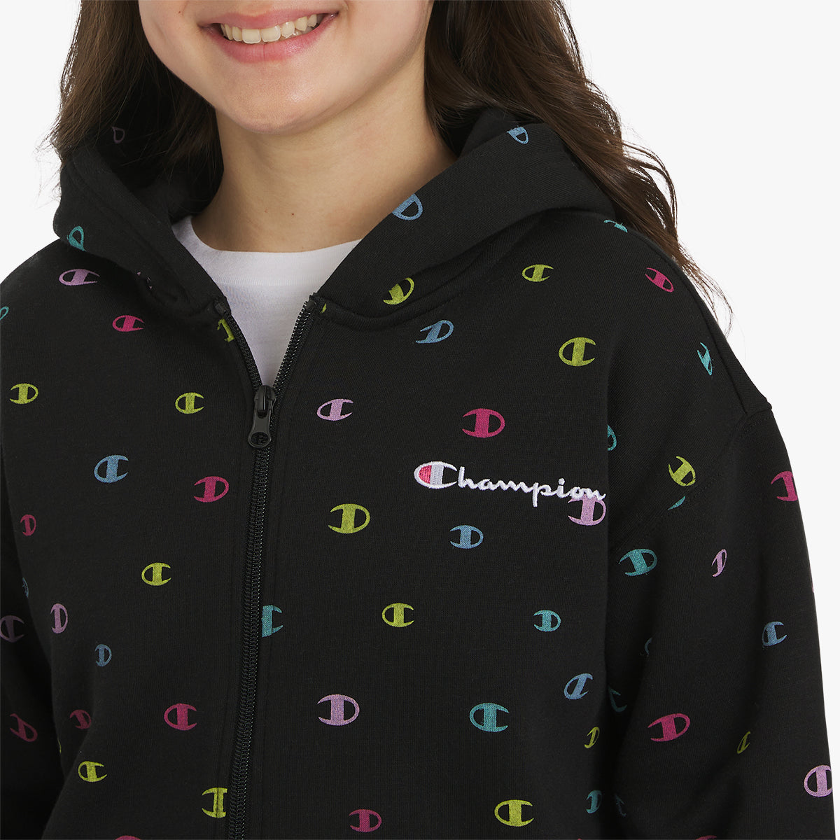 Full-Zip Hoodie. All-Over-Print - Image 3