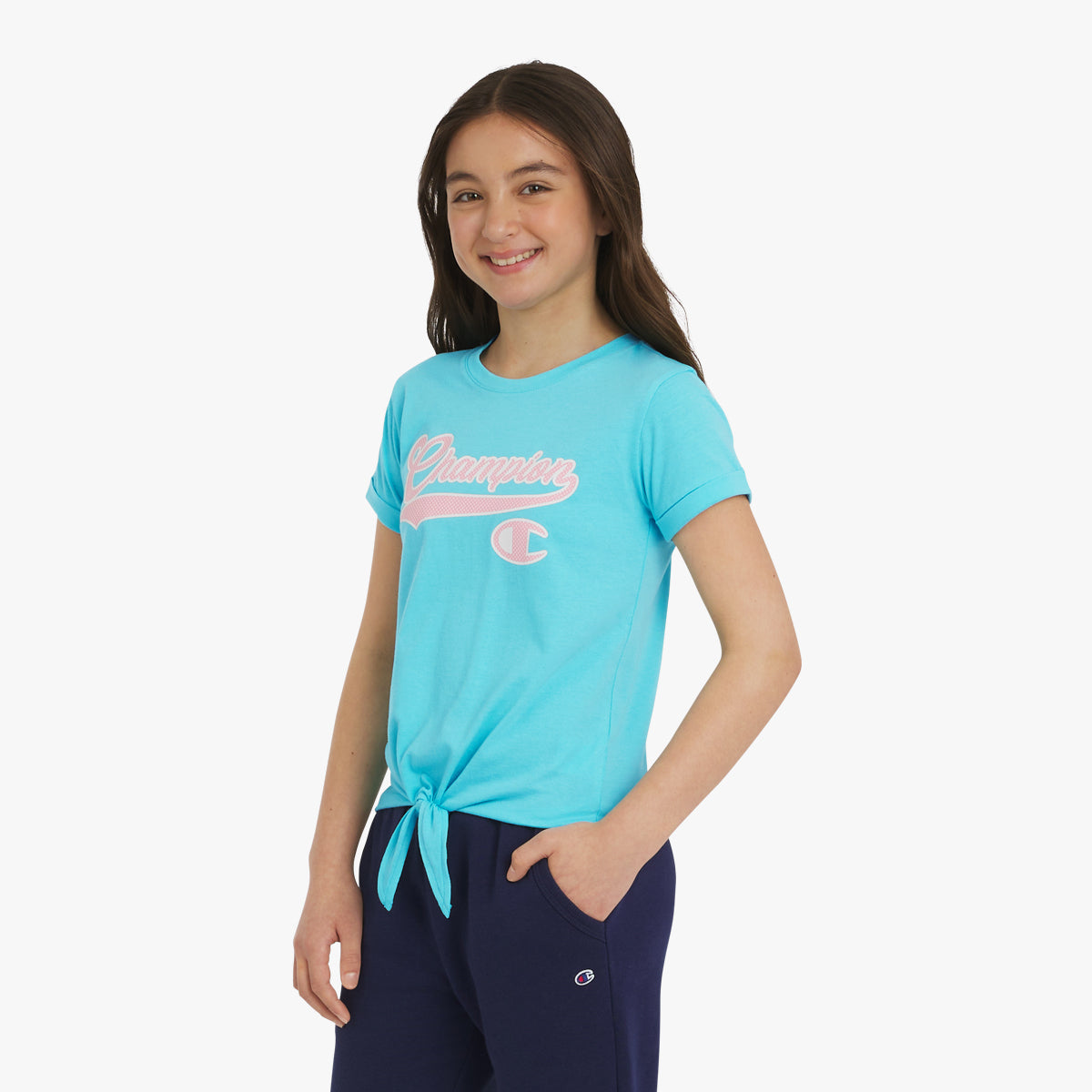 Tie Front T-Shirt - Image 2