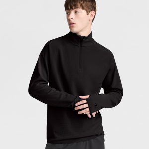 C-VPR 1/4 Zip Waffle Knit Pullover. Reflective C Logo