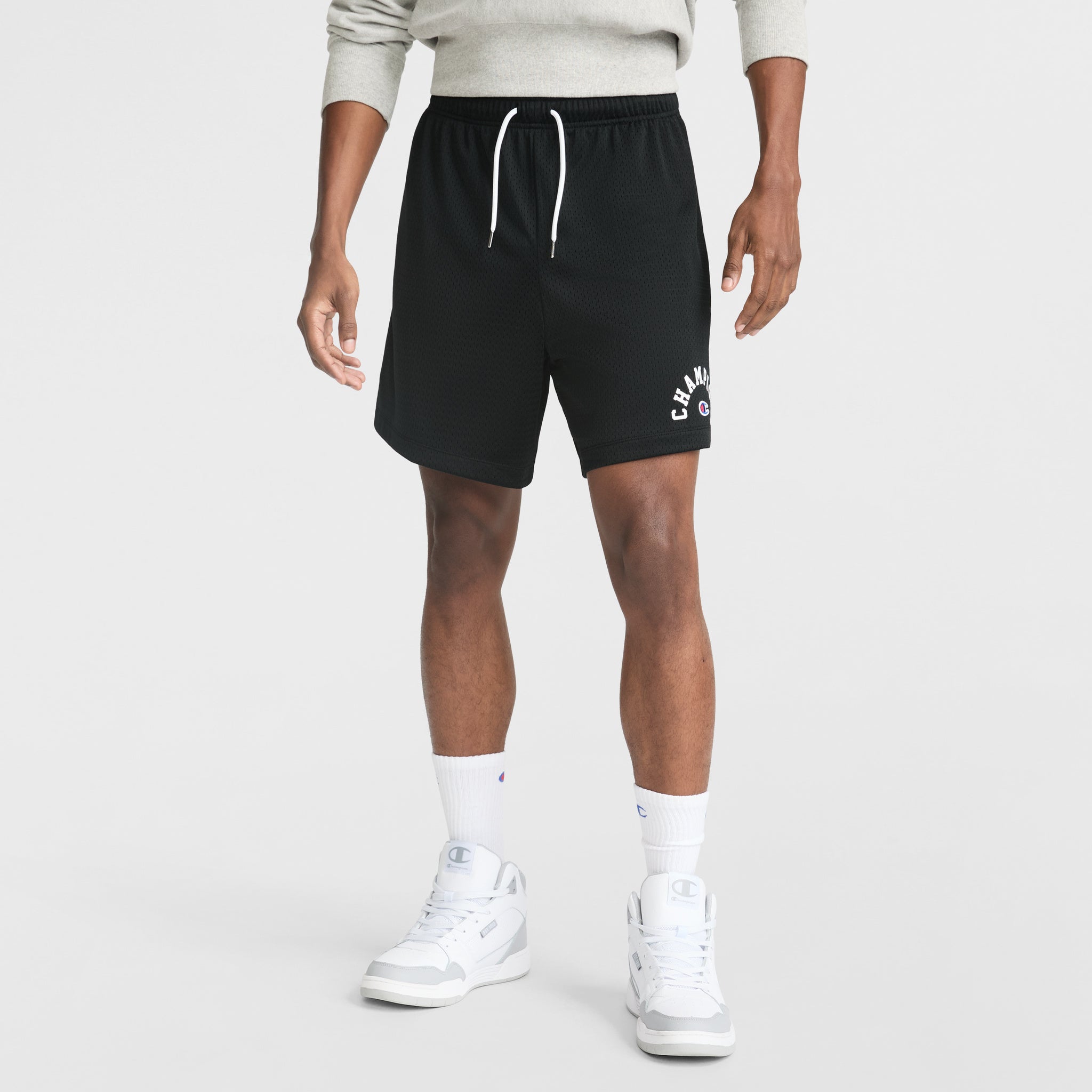 7 Yearbook Mesh Short. Arch Logo