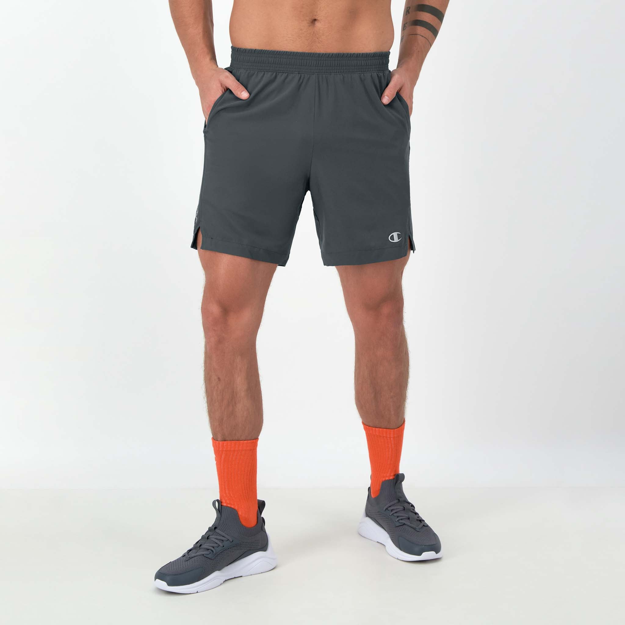 7 MVP Moisture Wicking. Athletic Shorts. C Logo
