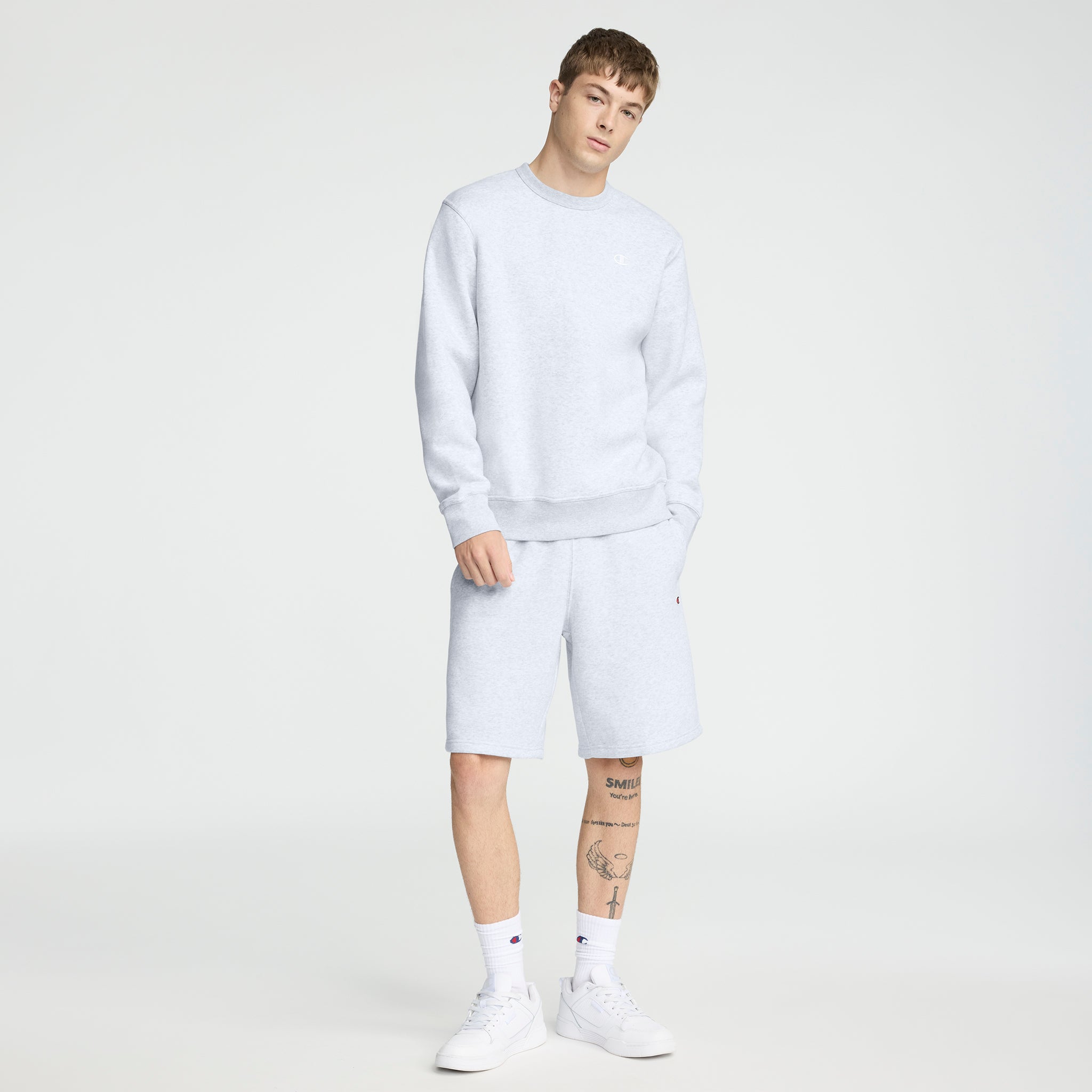 Powerblend Crewneck Sweatshirt. C Logo - Image 4