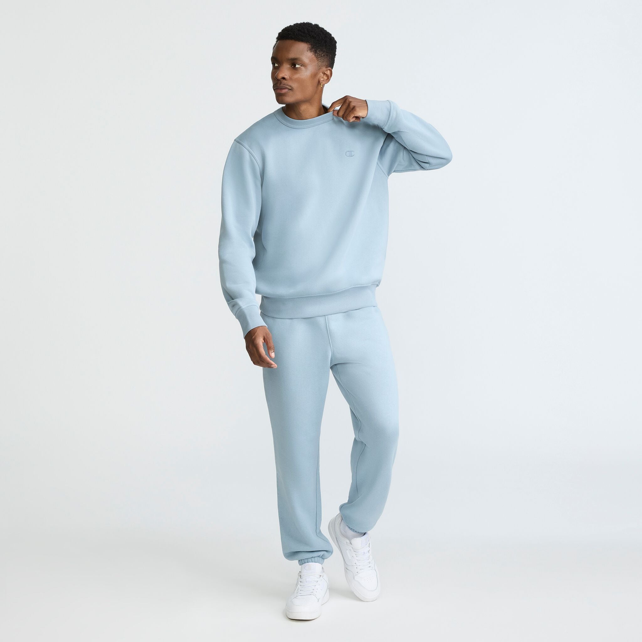 Powerblend Crewneck Sweatshirt. C Logo - Image 4