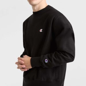Reverse Weave Crewneck Sweatshirt. C Logo