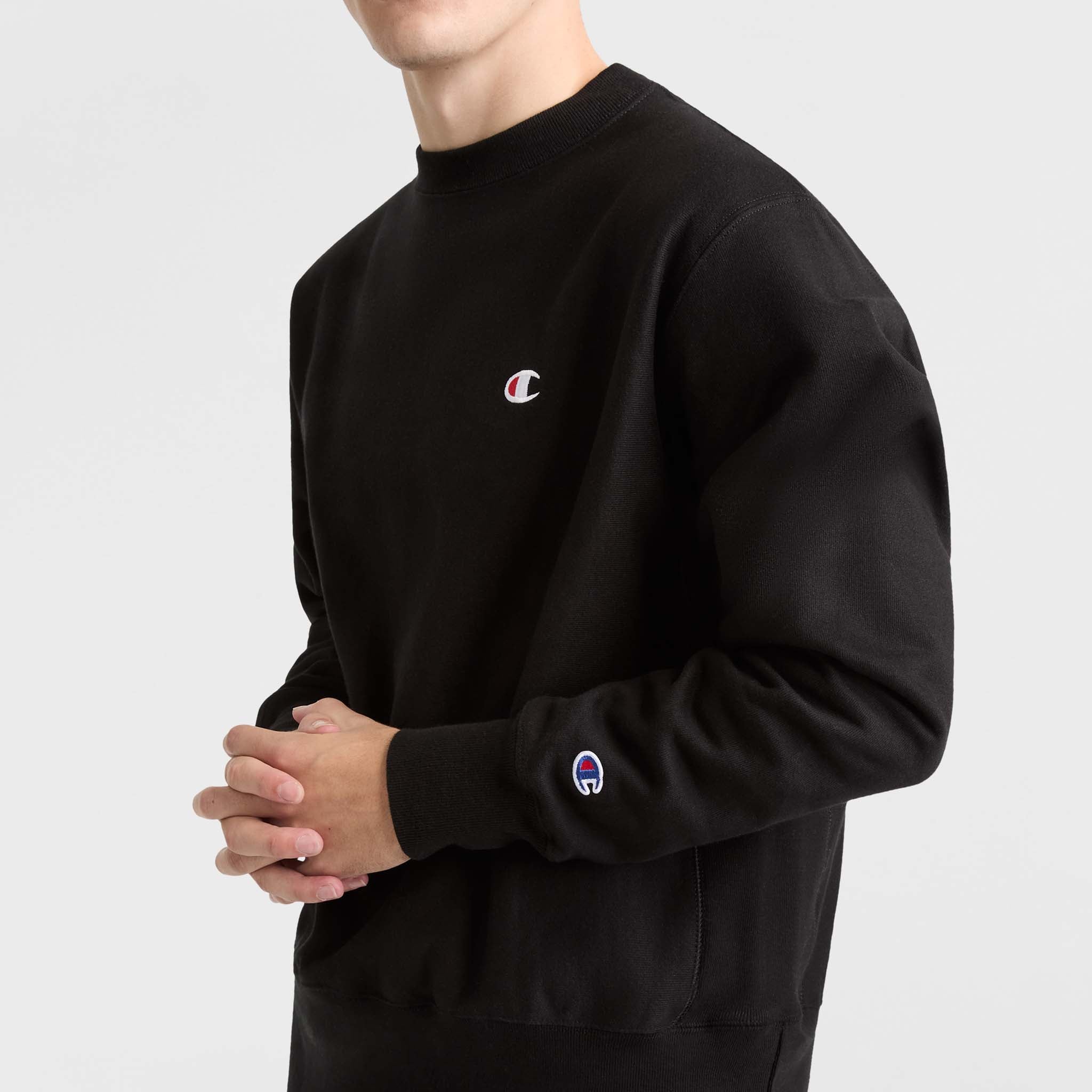 Reverse Weave Crewneck Sweatshirt. C Logo