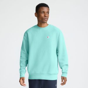 Reverse Weave Crewneck Sweatshirt. C Logo