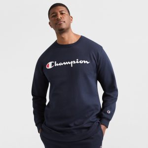 Powerblend Crewneck Sweatshirt. Script Logo - Big & Tall