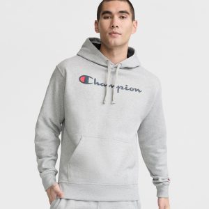 Powerblend Hoodie. Full Script Logo