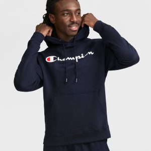 Powerblend Hoodie. Full Script Logo
