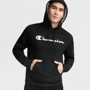 Powerblend Hoodie. Full Script Logo