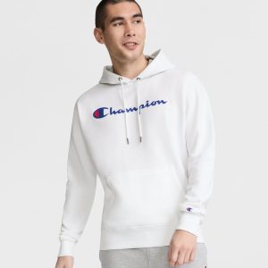 Powerblend Hoodie. Full Script Logo