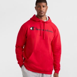 Powerblend Hoodie. Script Logo - Big & Tall