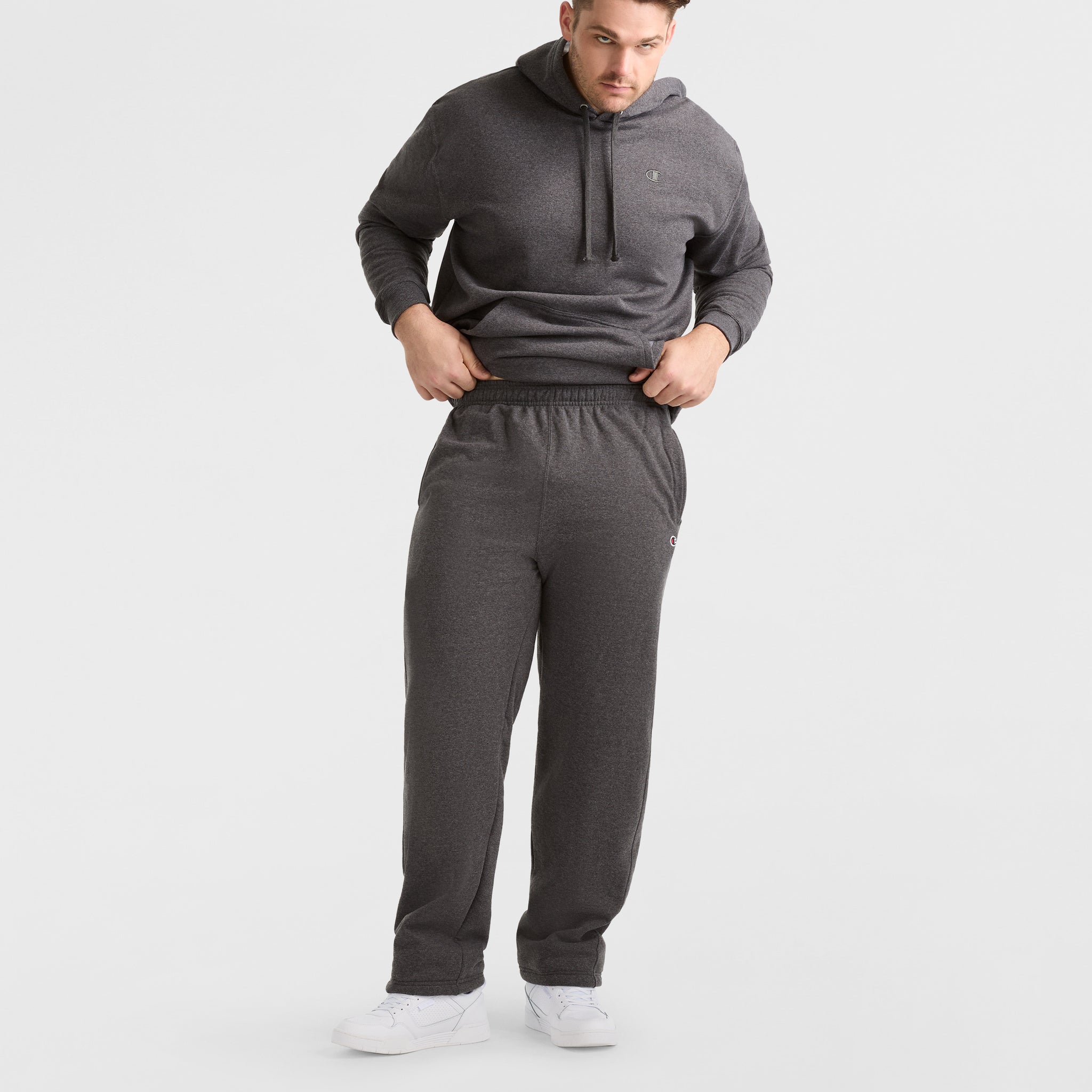 Powerblend Hoodie. C Logo - Big & Tall - Image 4