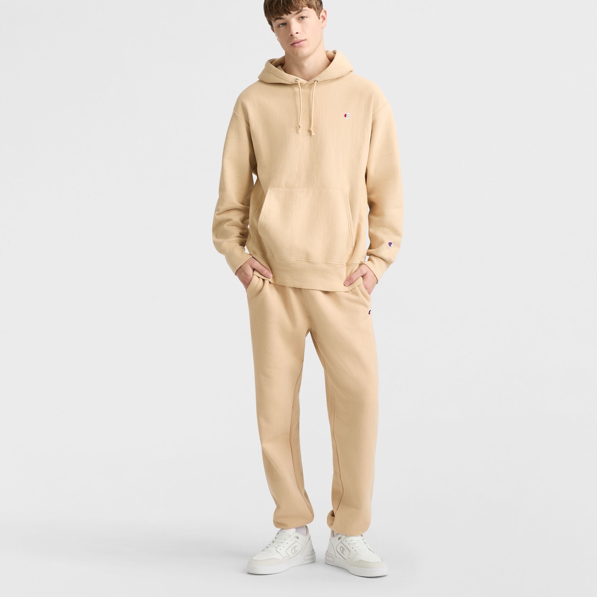 Reverse Weave Dropped Shoulder Hoodie - Image 5