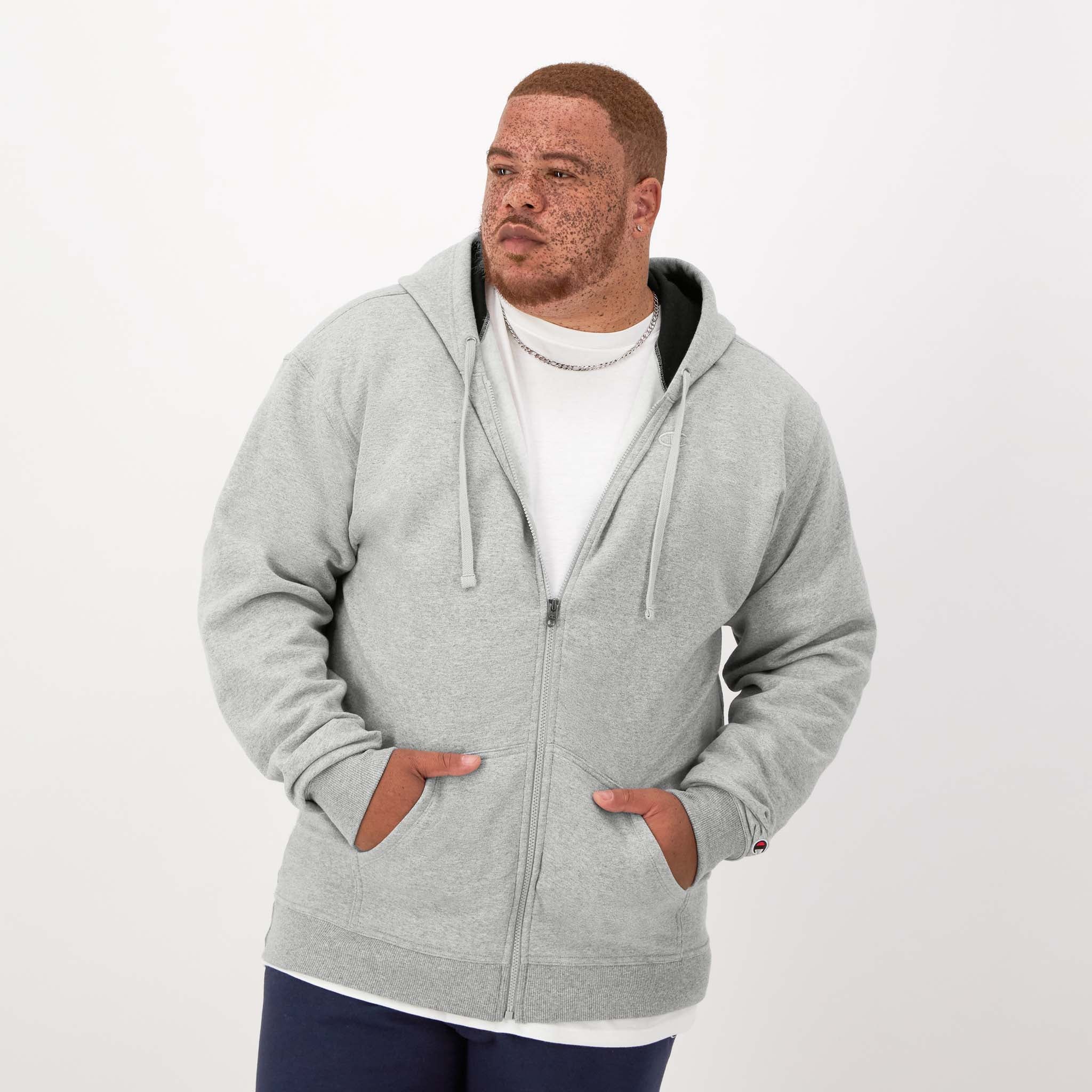 Powerblend Full-Zip Hoodie. C Logo - Big & Tall