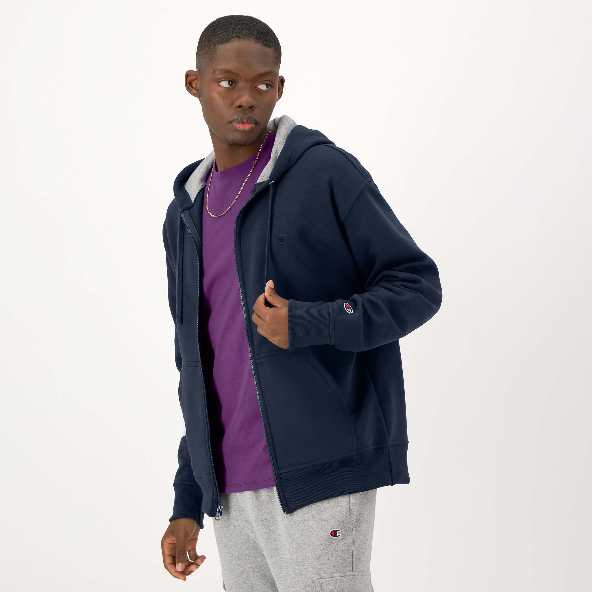 Powerblend Full-Zip Hoodie. C Logo - Image 2