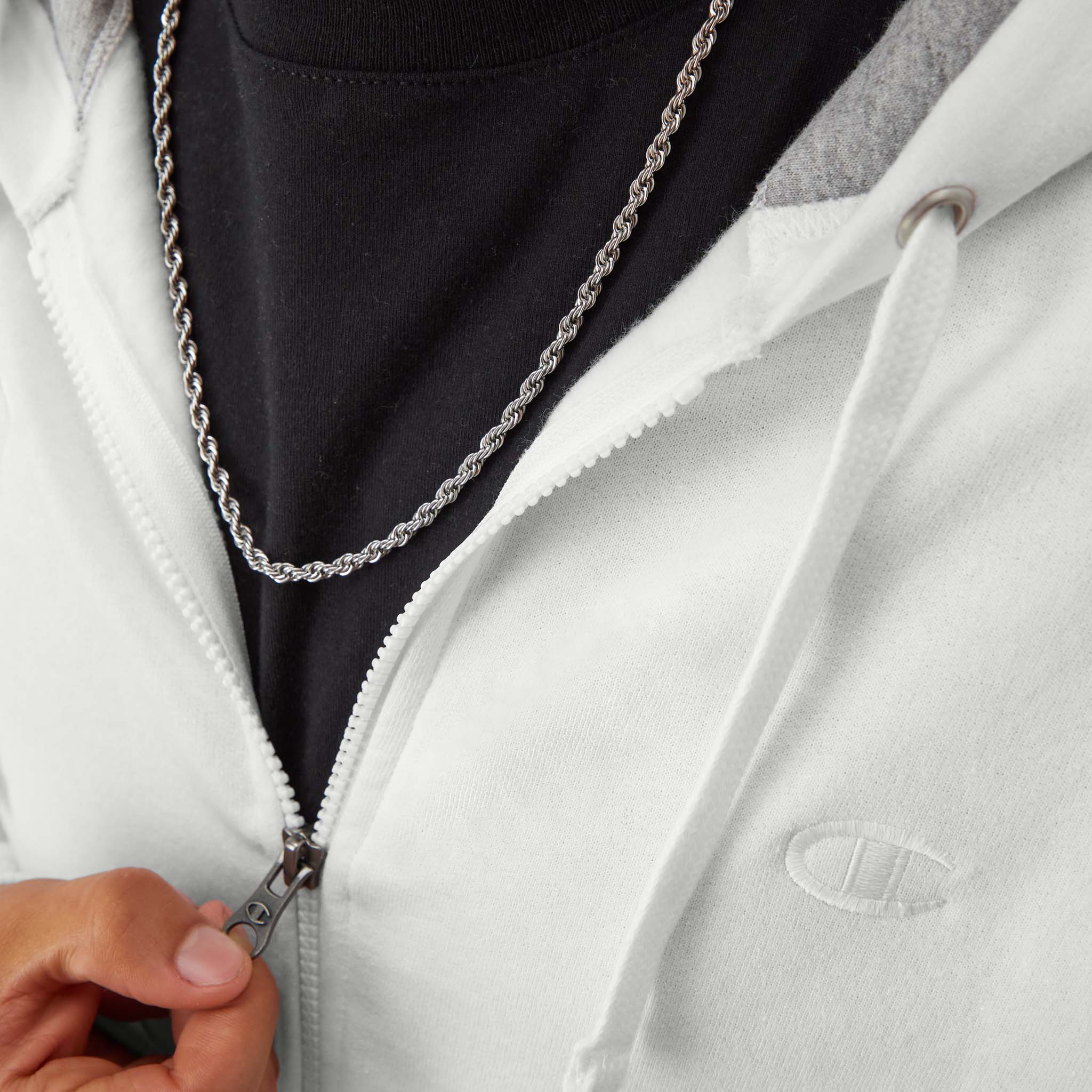 Powerblend Full-Zip Hoodie. C Logo - Image 4