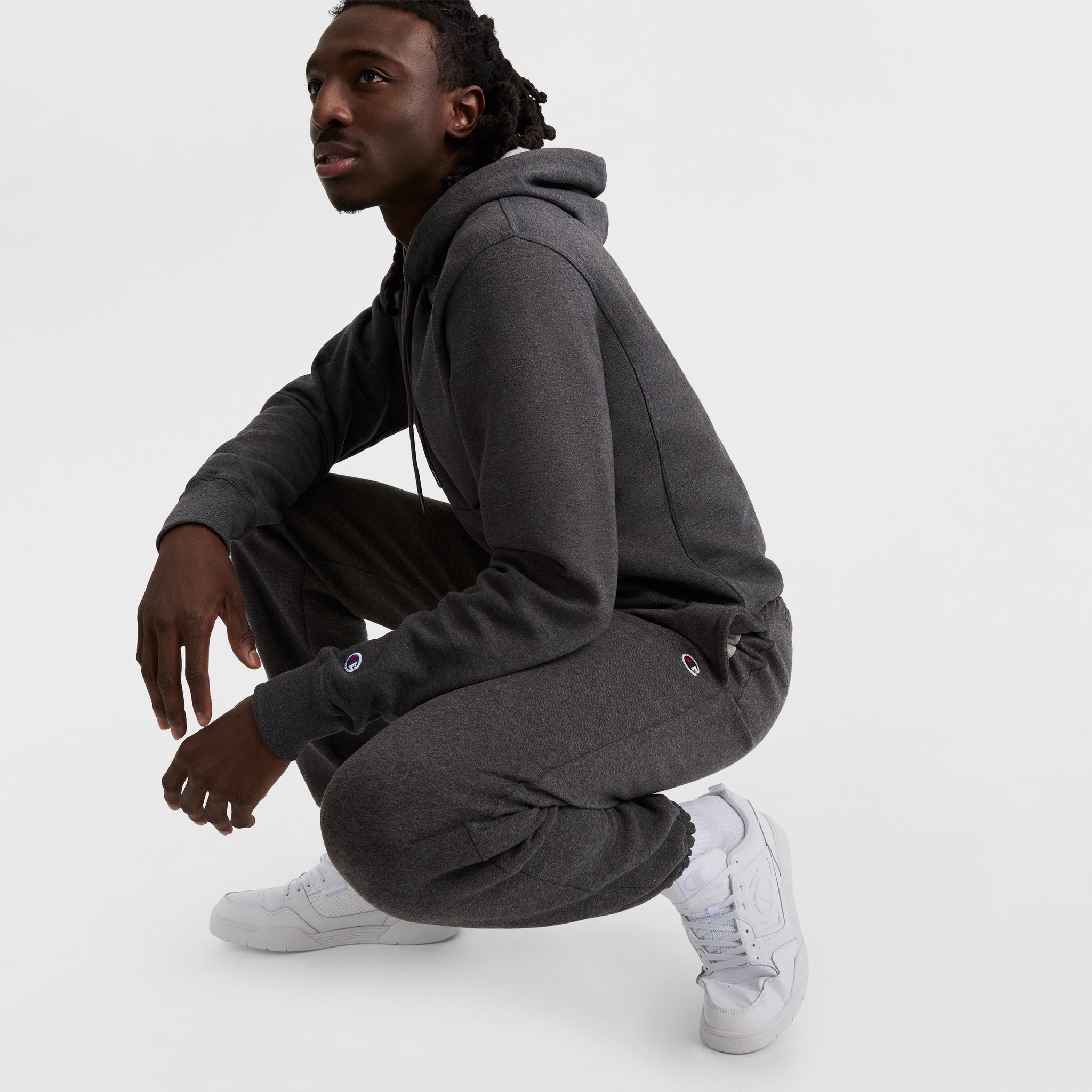 Powerblend Sweatpants. Relaxed Hem. C Logo - Image 5