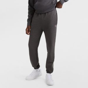 Powerblend Sweatpants. Relaxed Hem. C Logo