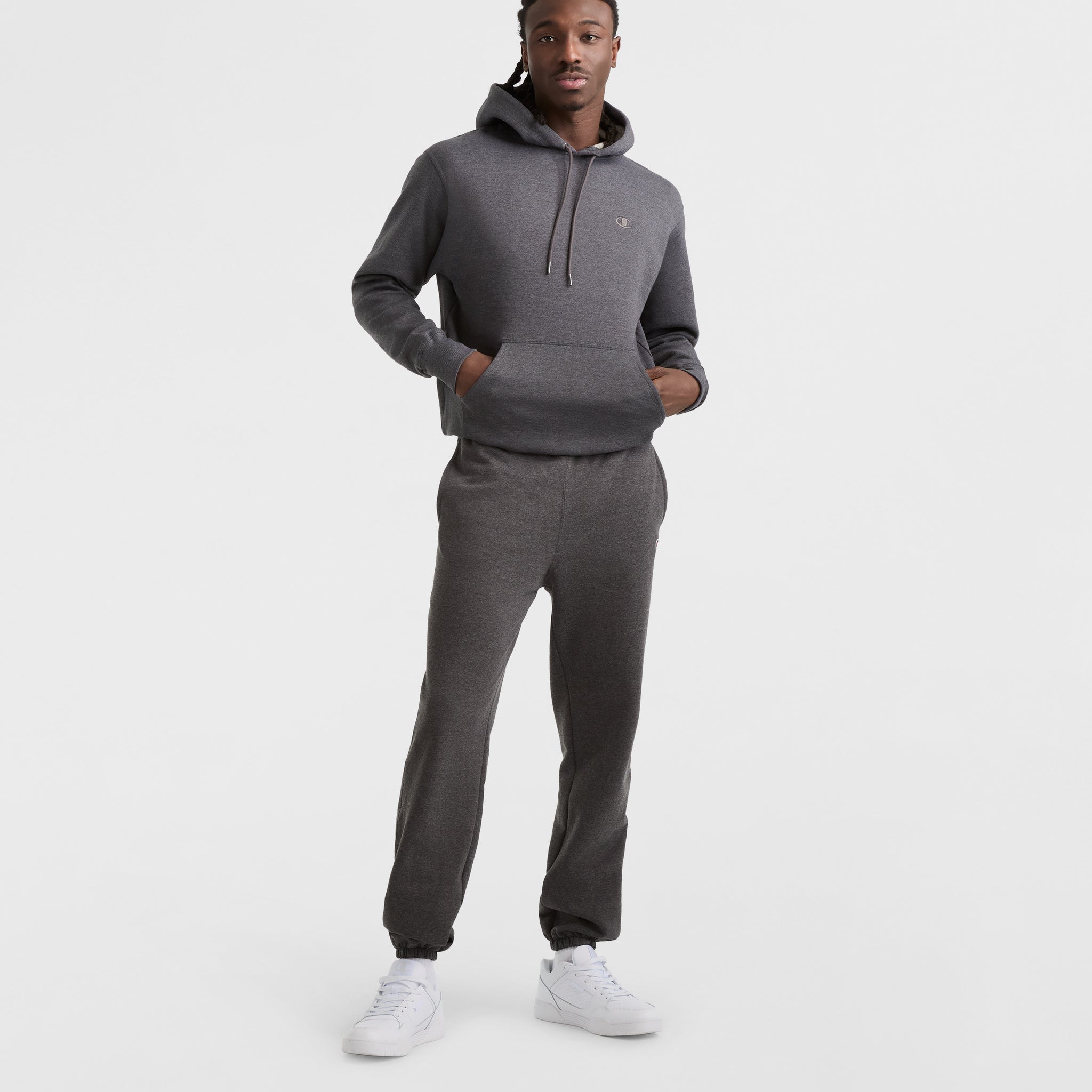 Powerblend Sweatpants. Relaxed Hem. C Logo - Image 4