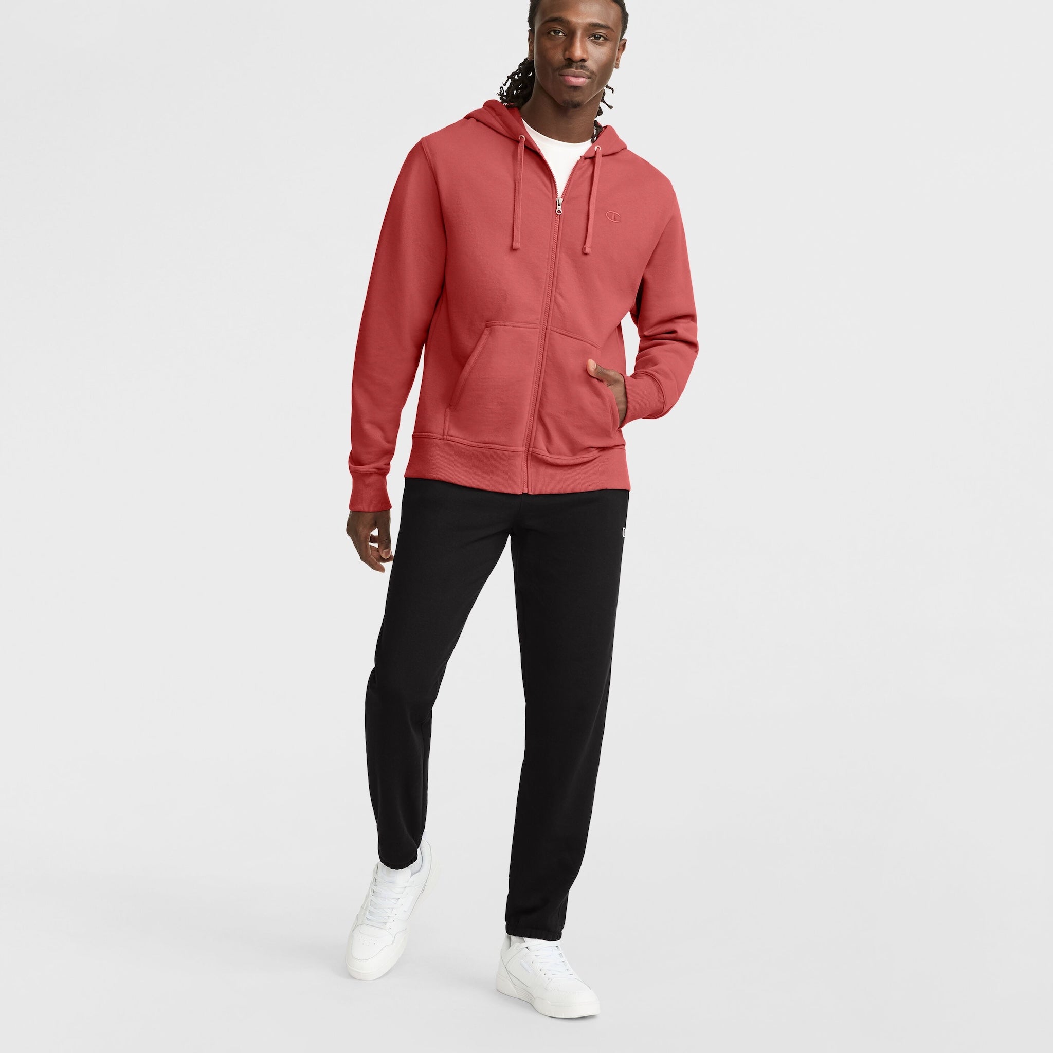 Powerblend Sweatpants. Relaxed Hem. C Logo - Image 4