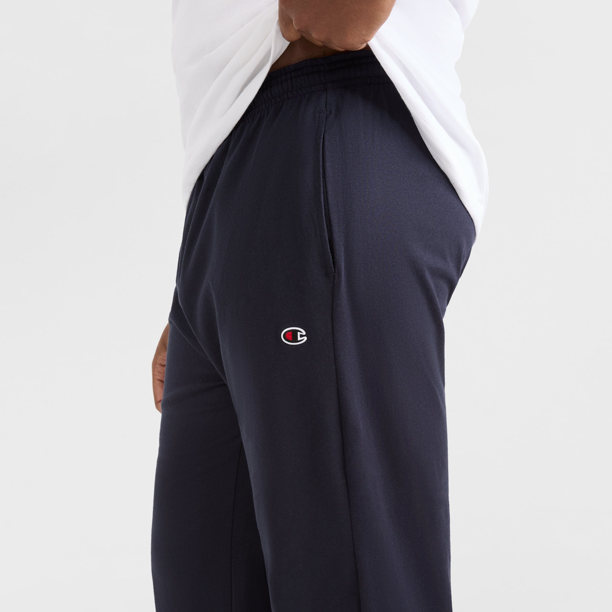 Lightweight Lounge Pants. Open Hem. C Logo - Big & Tall - Image 3
