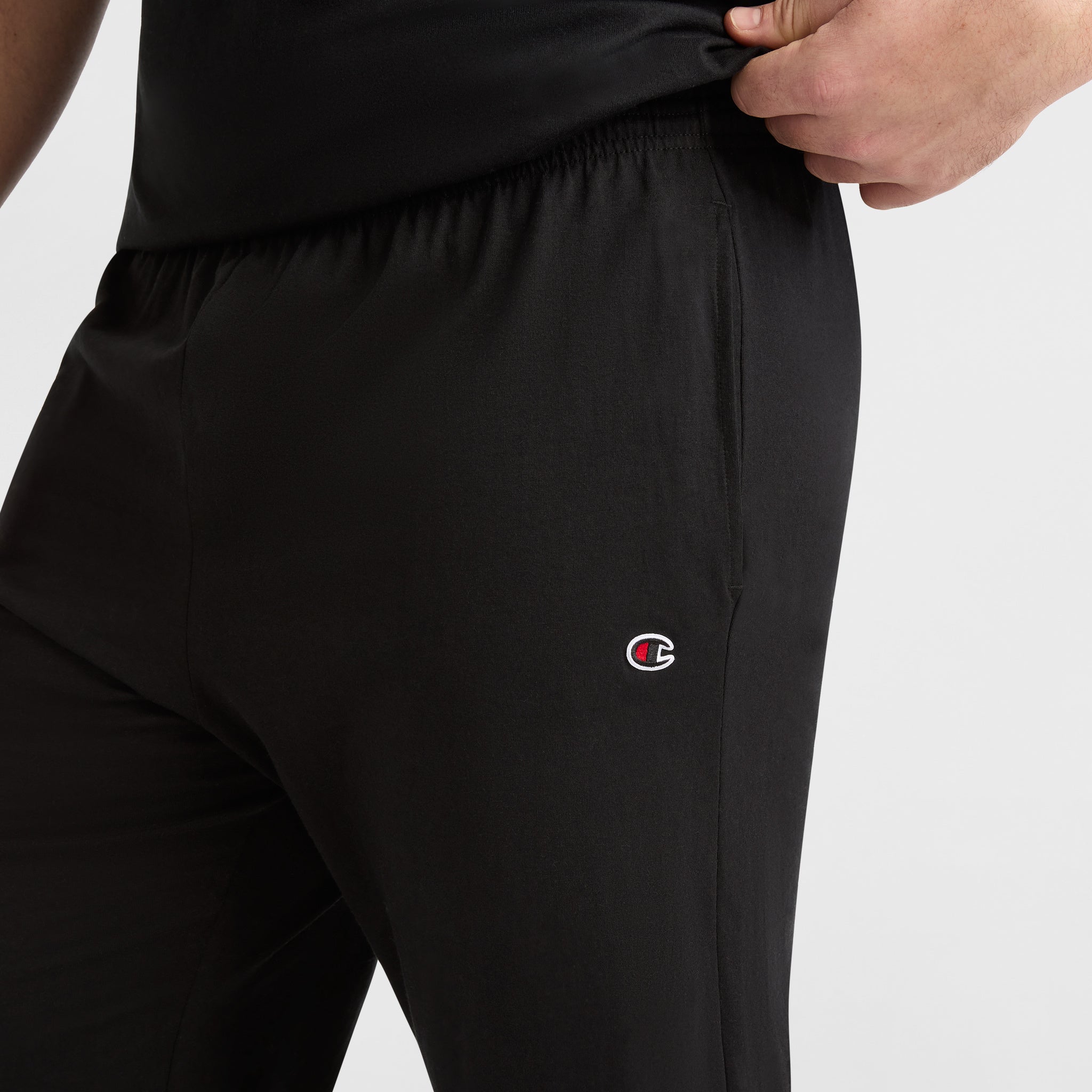 Lightweight Lounge Pants. Open Hem. C Logo - Big & Tall - Image 3