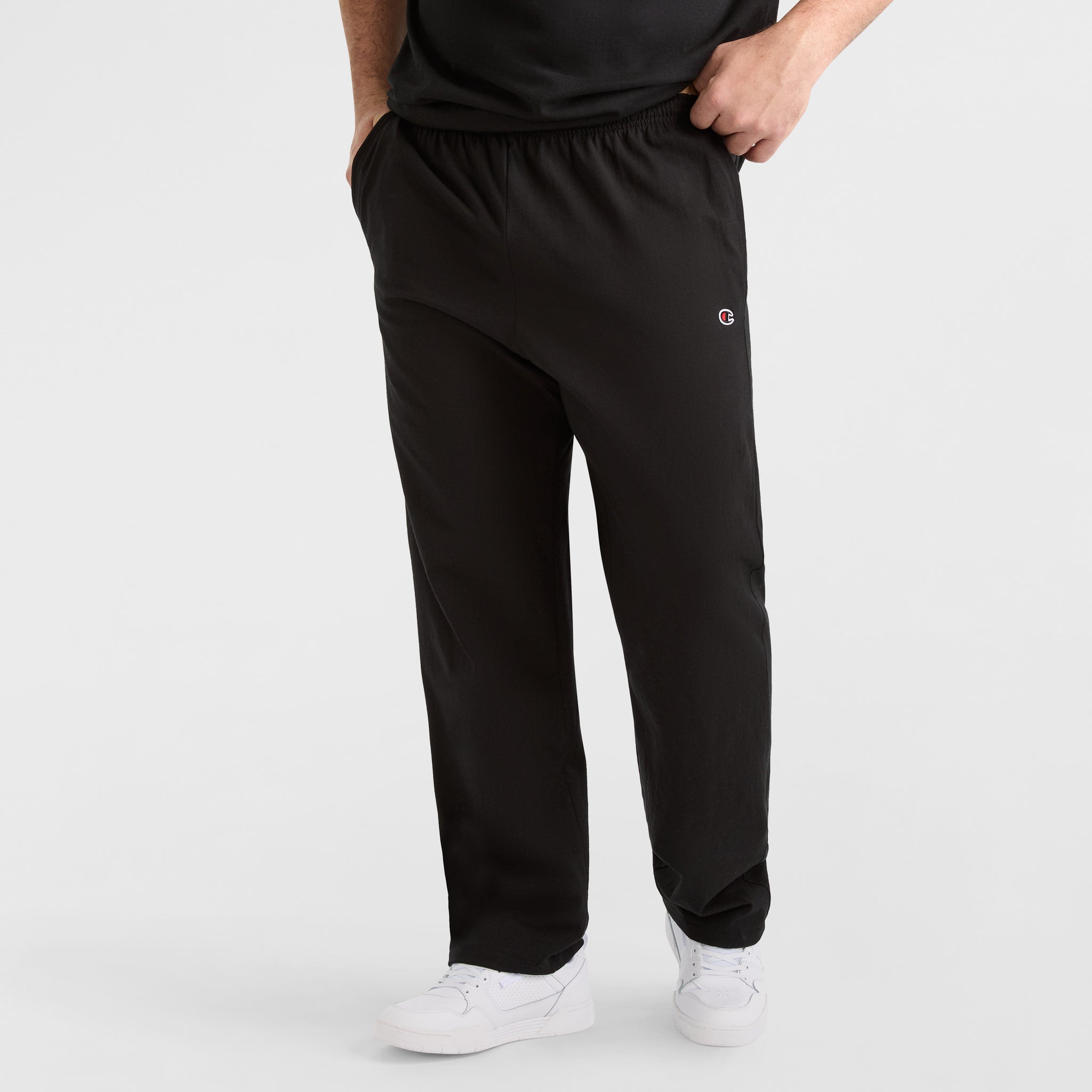 Lightweight Lounge Pants. Open Hem. C Logo - Big & Tall