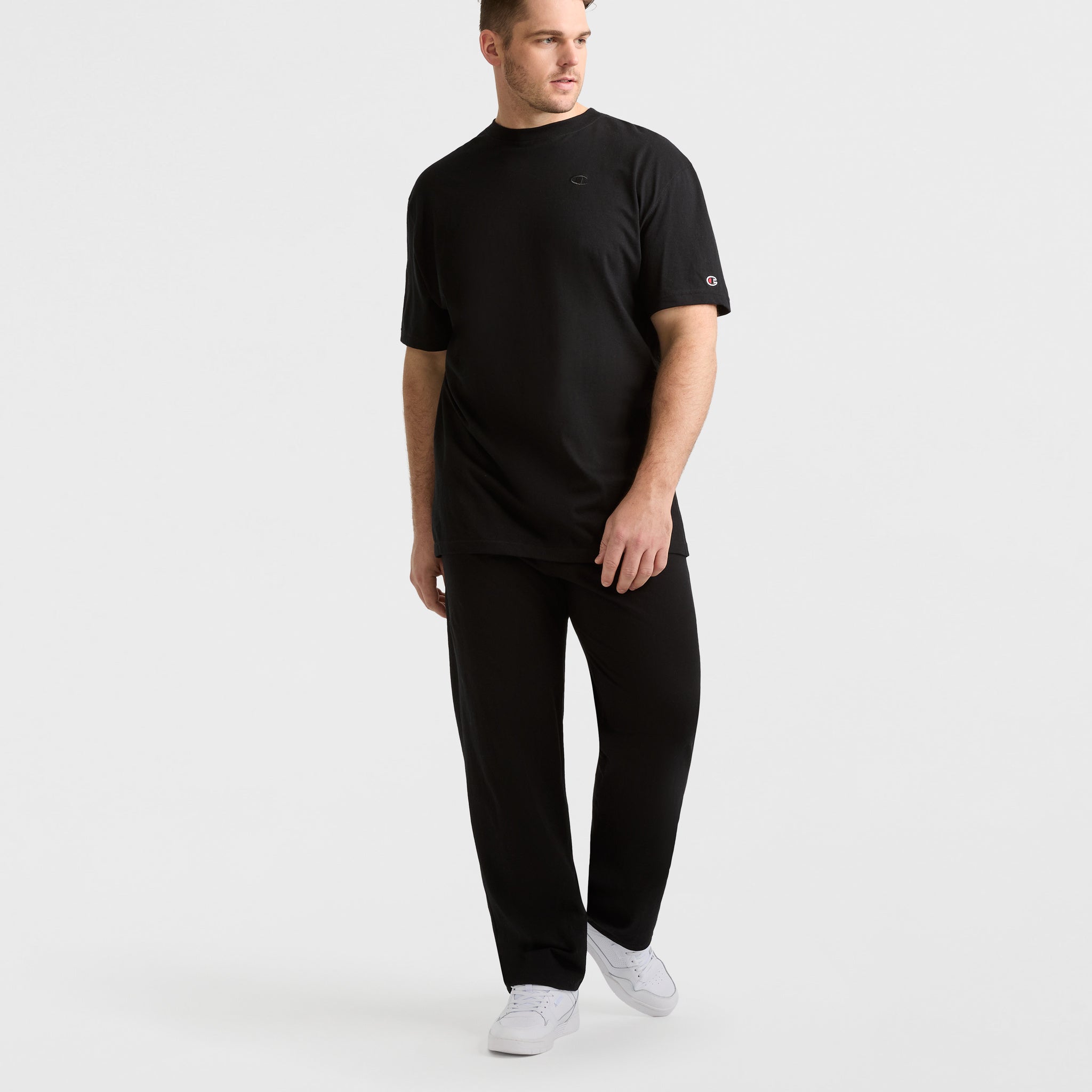 Lightweight Lounge Pants. Open Hem. C Logo - Big & Tall - Image 4