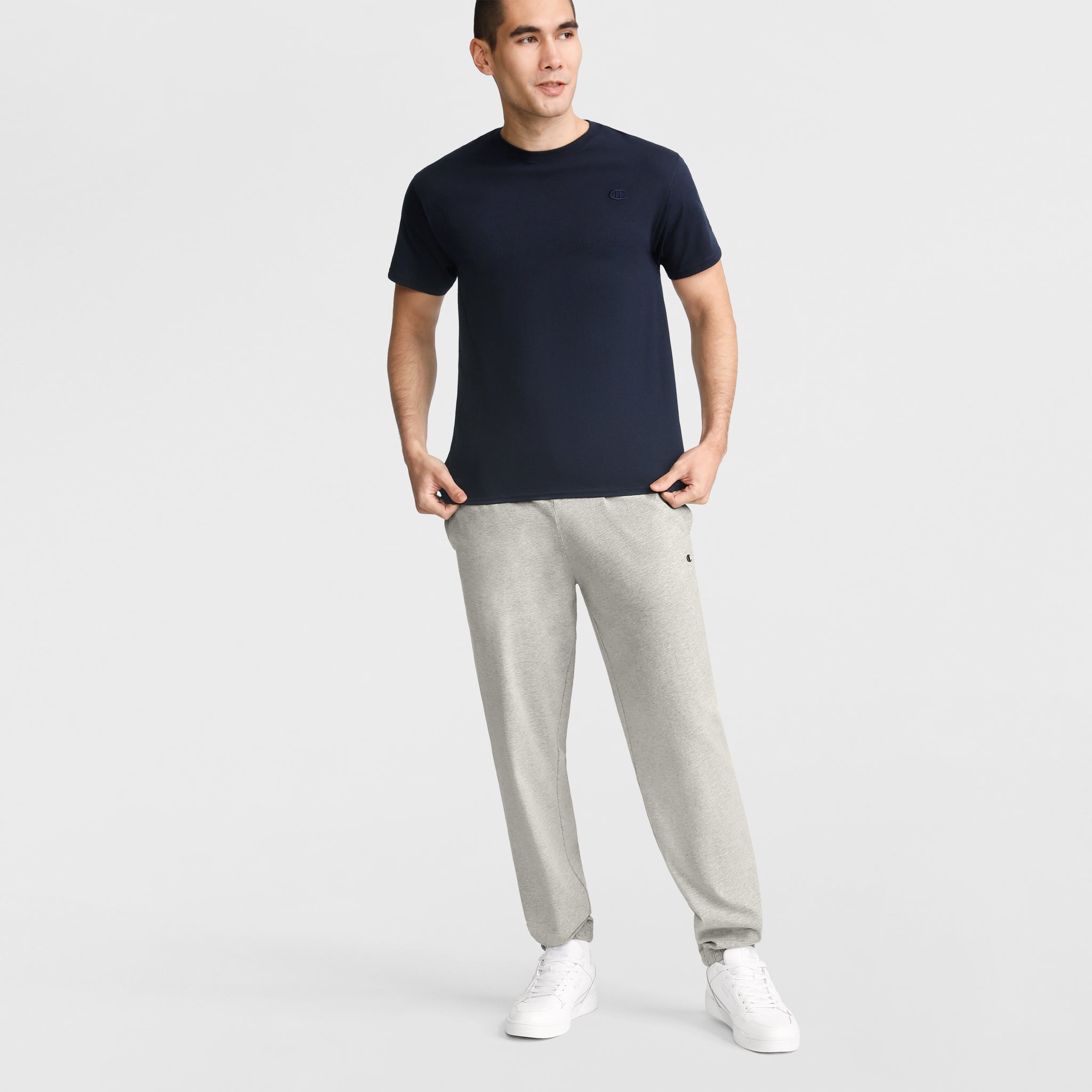 Lightweight Lounge Pants. Cinched Hem. C Logo - Image 4
