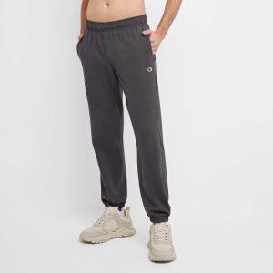 Lightweight Lounge Pants. Cinched Hem. C Logo
