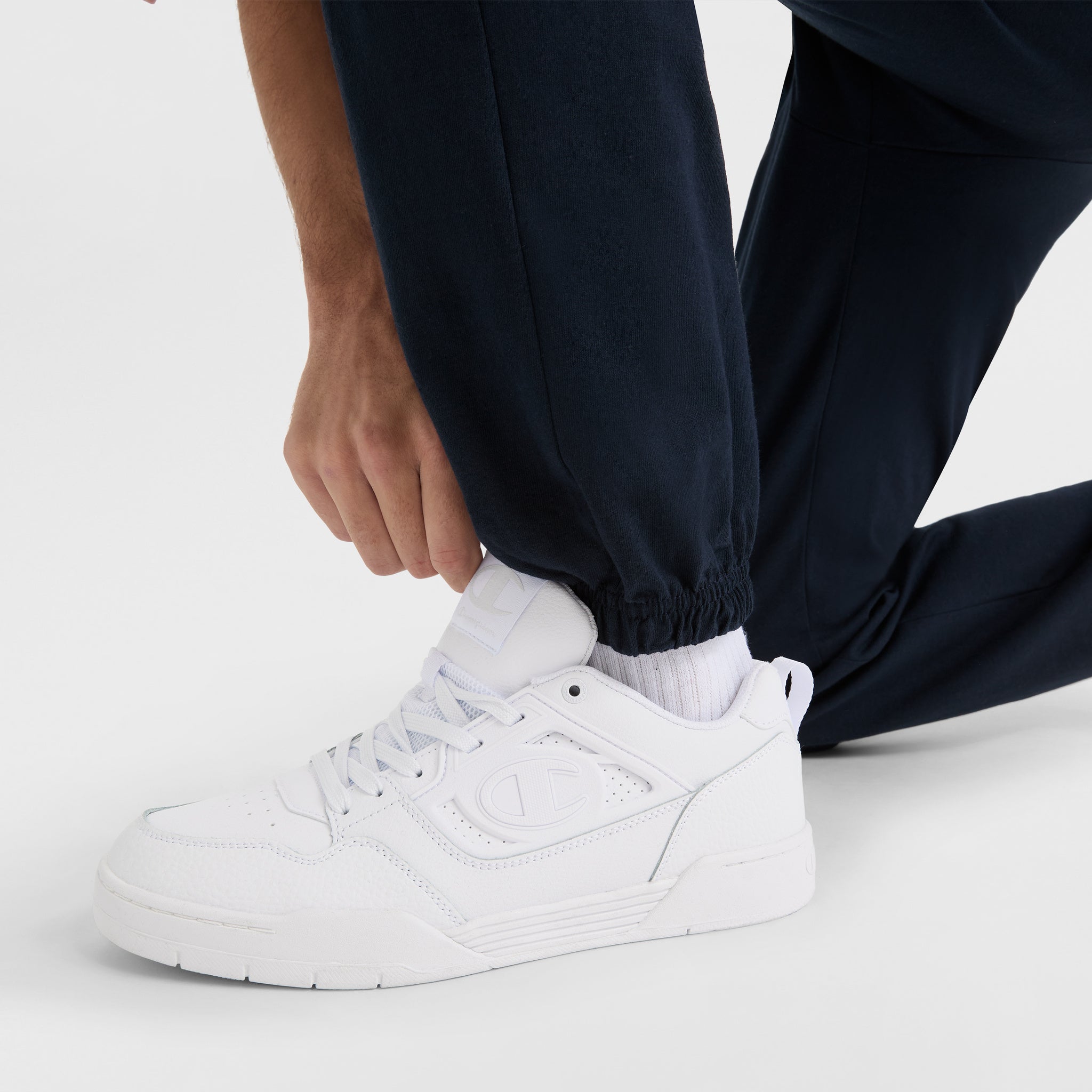 Lightweight Lounge Pants. Cinched Hem. C Logo - Image 3