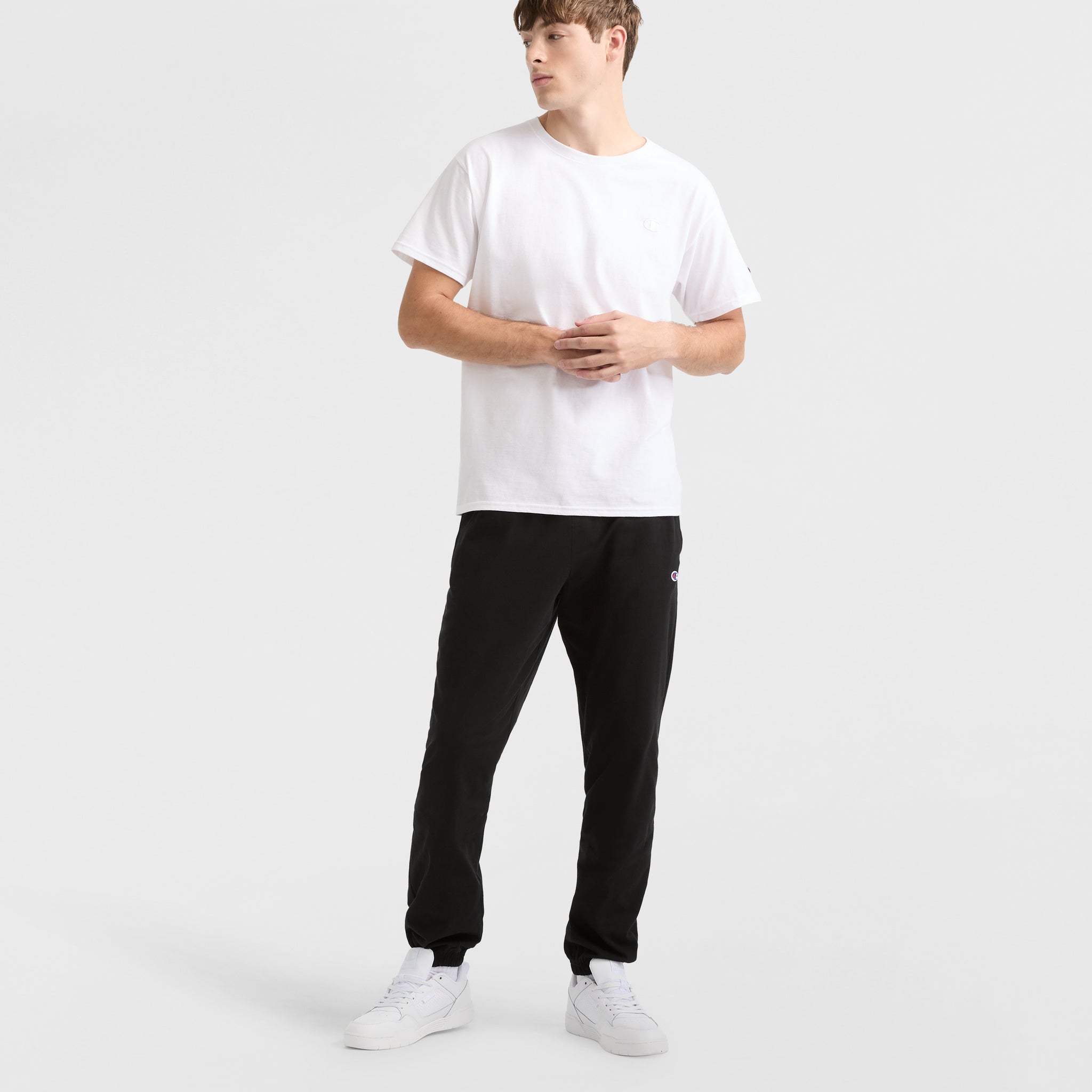 Lightweight Lounge Pants. Cinched Hem. C Logo - Image 4