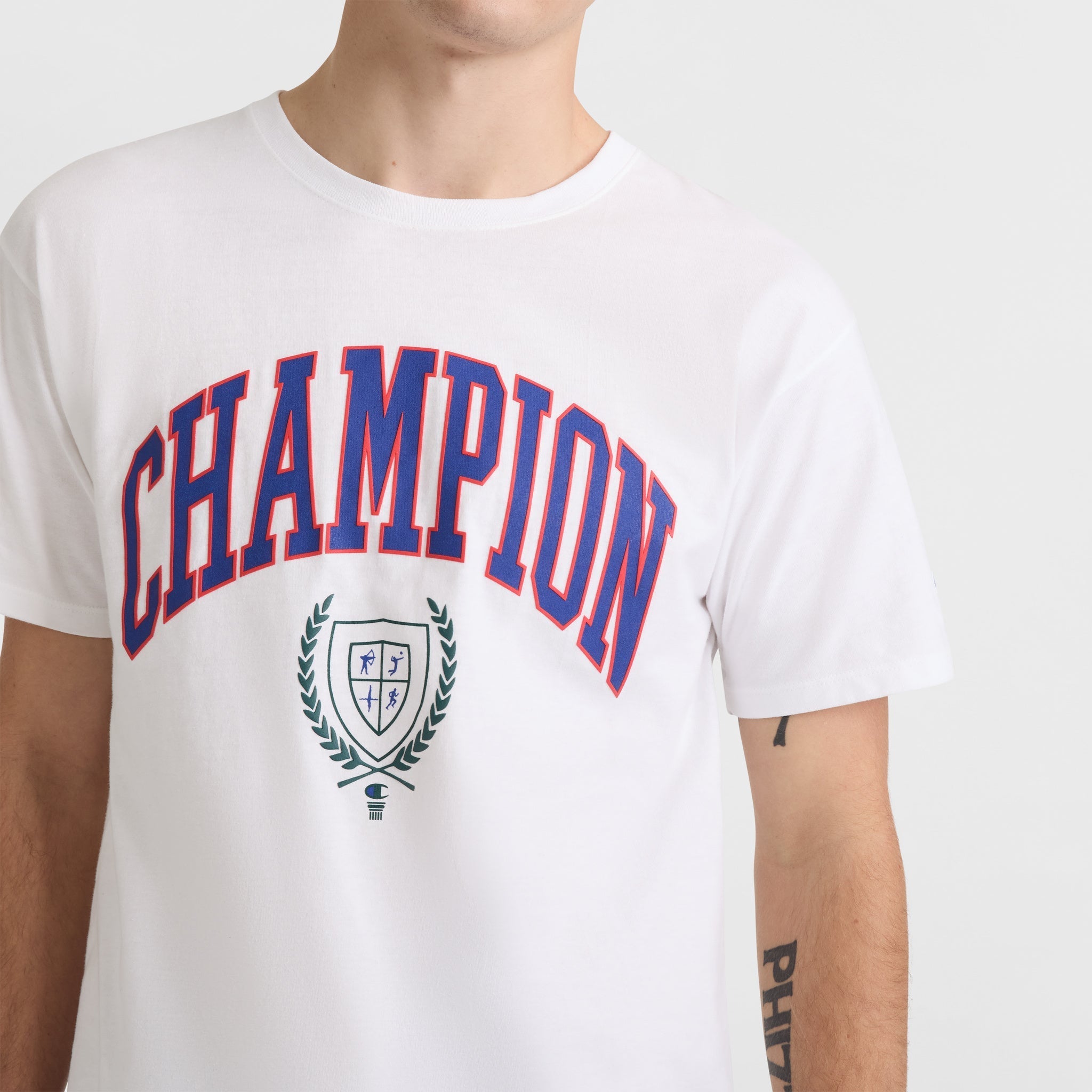 Classic Graphic T-Shirt. Block Arch & Seal - Image 3