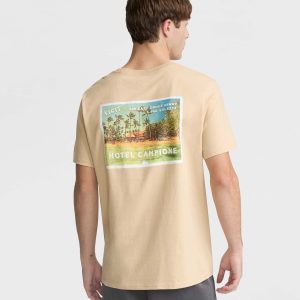 Classic Graphic T-Shirt. Tropical Post Card