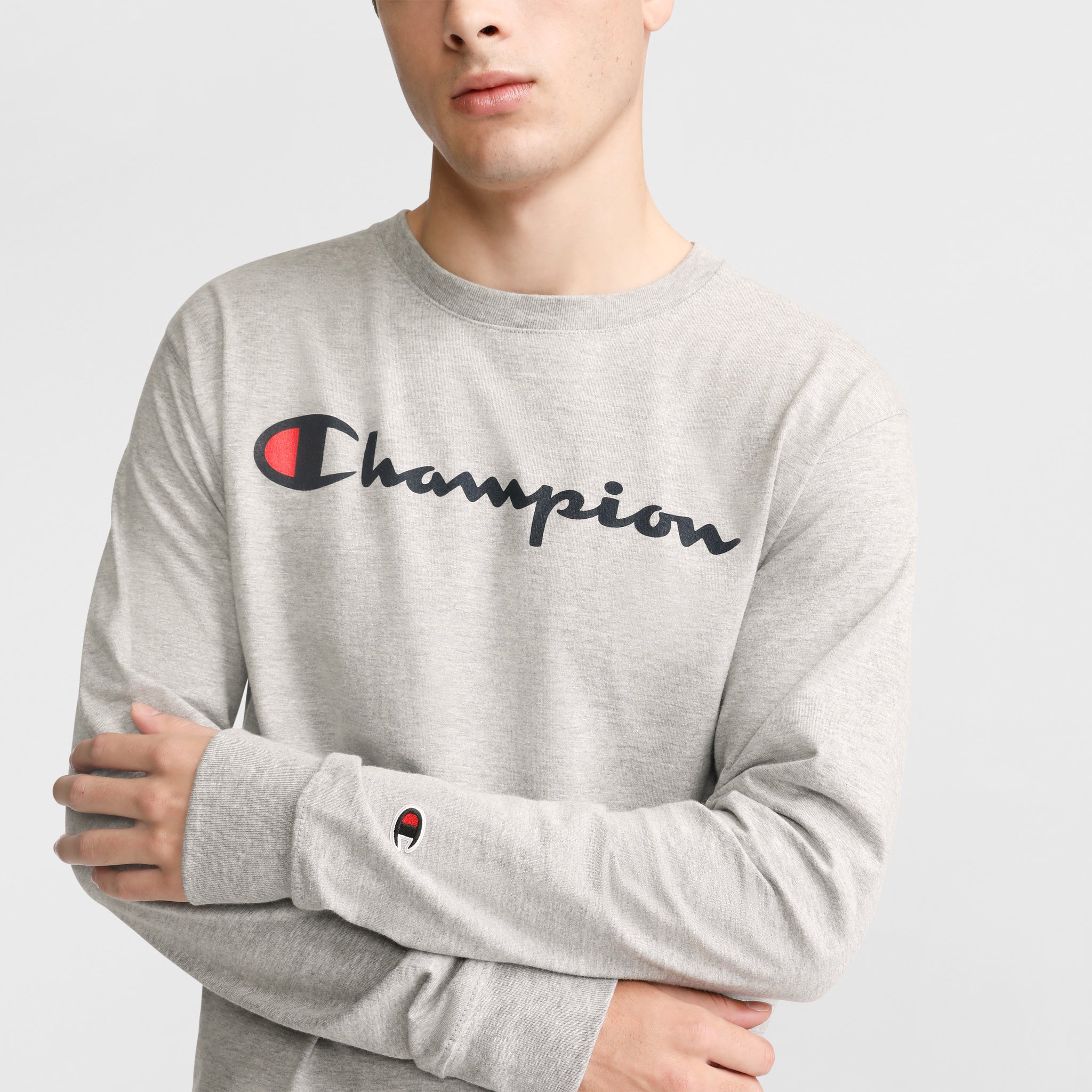 Classic Graphic Long-Sleeve T-Shirt. Script Logo - Image 3