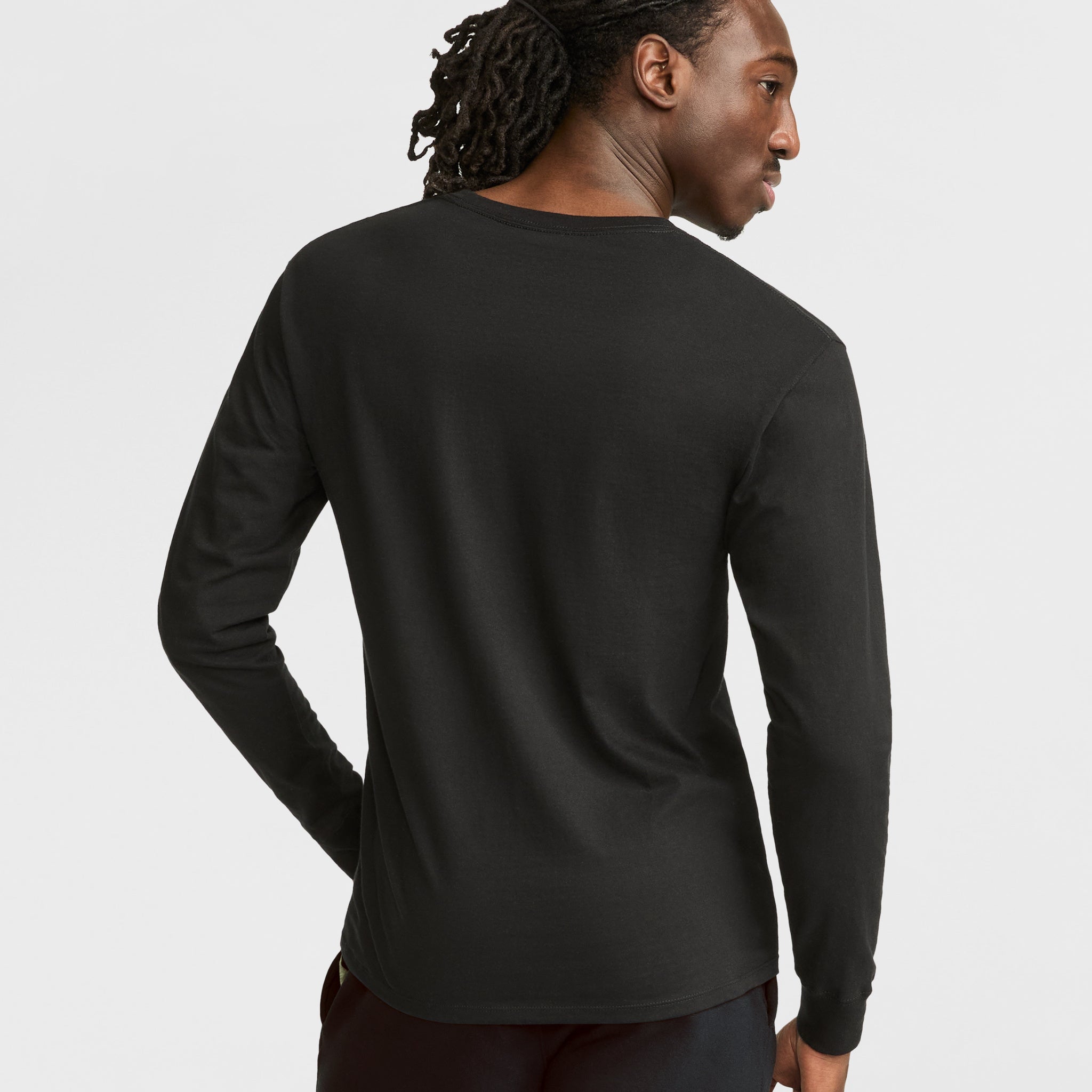 Classic Graphic Long-Sleeve T-Shirt. Script Logo - Image 2