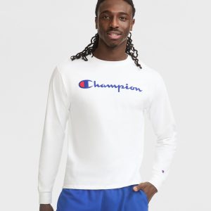 Classic Graphic Long-Sleeve T-Shirt. Script Logo
