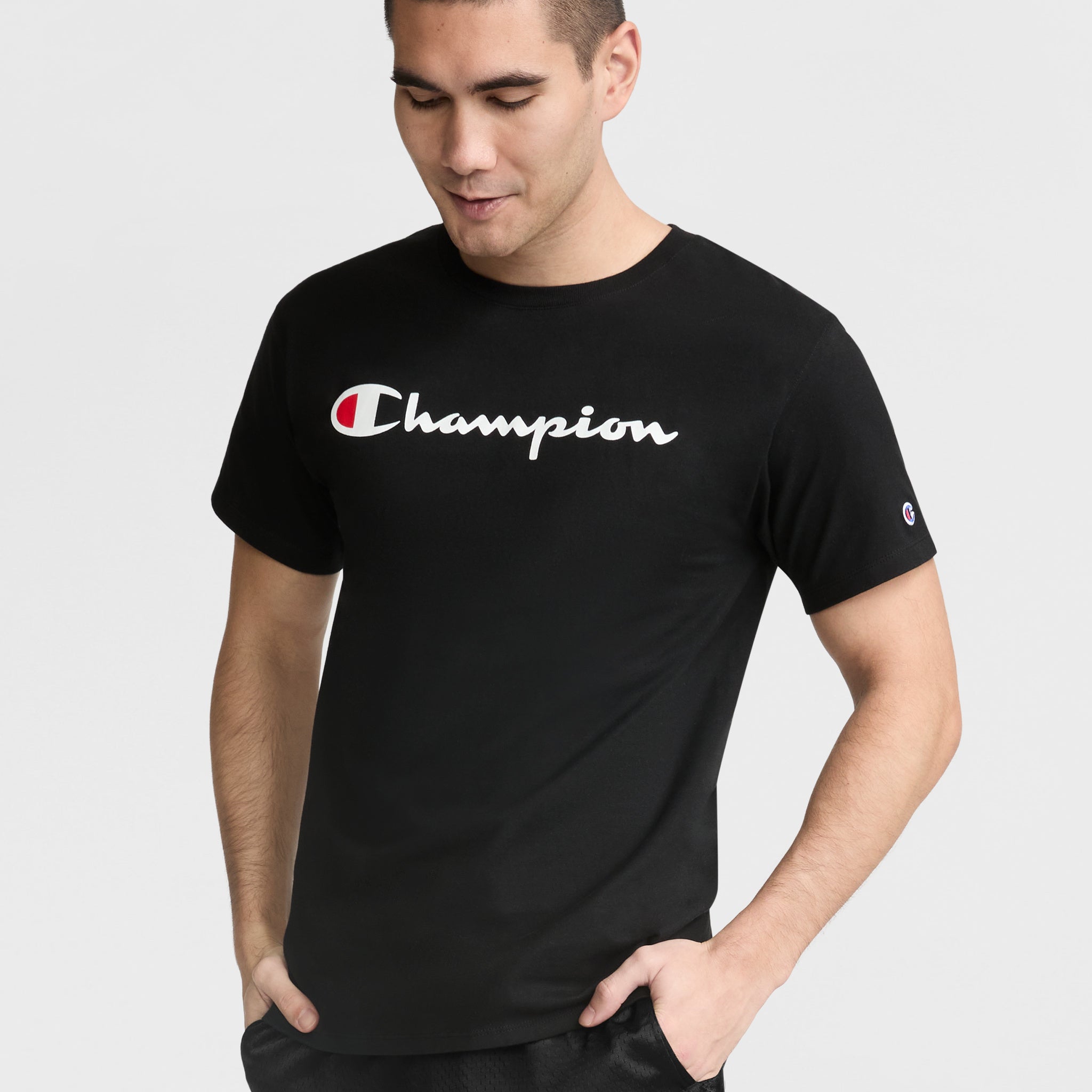 Classic Graphic T-Shirt. Script Logo