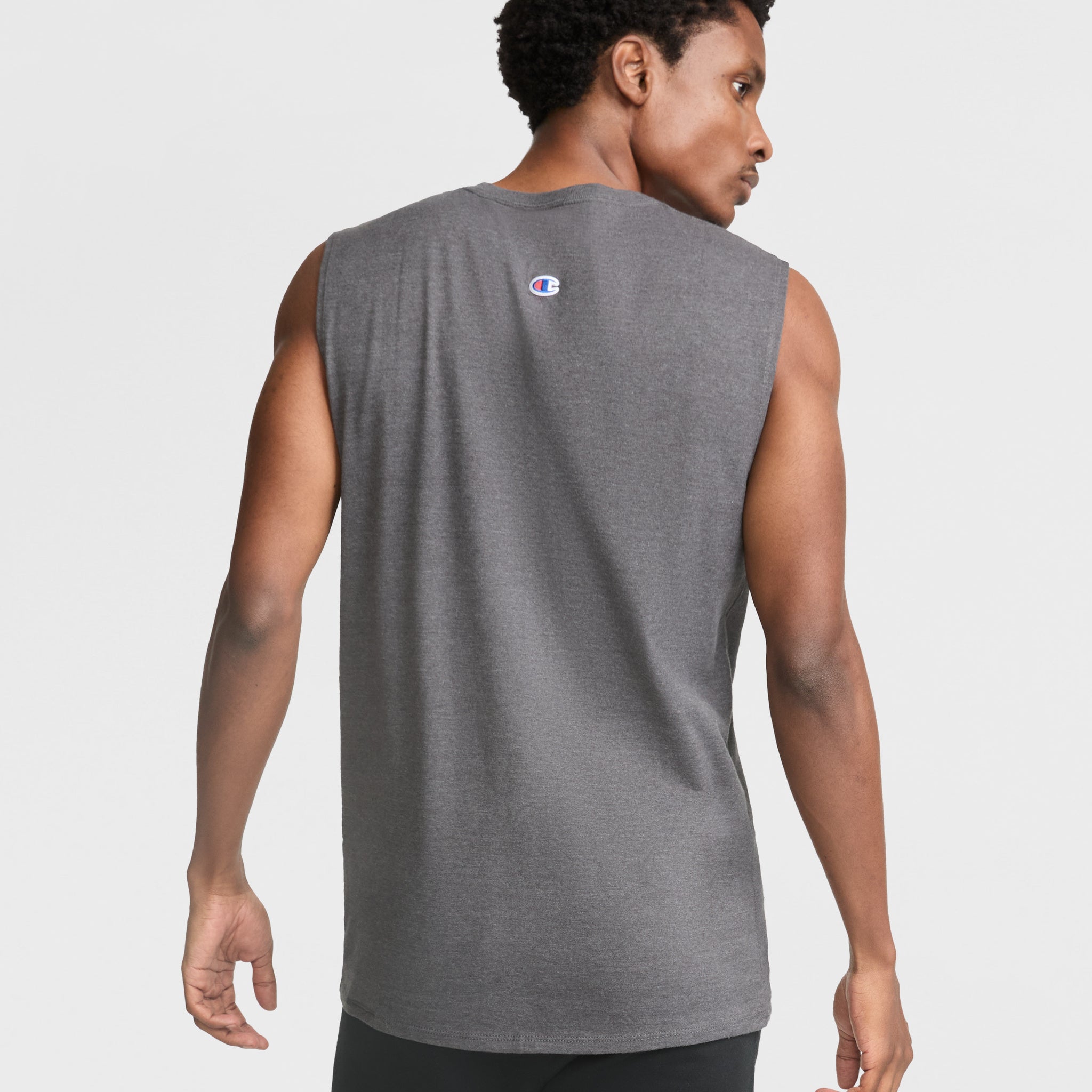 Classic Muscle Tank. Script Logo - Image 2