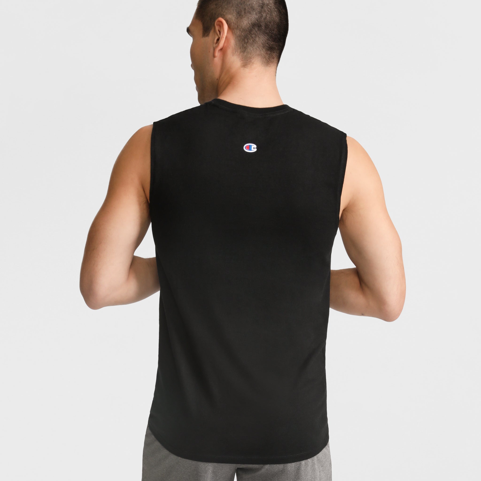 Classic Muscle Tank. Script Logo - Image 3