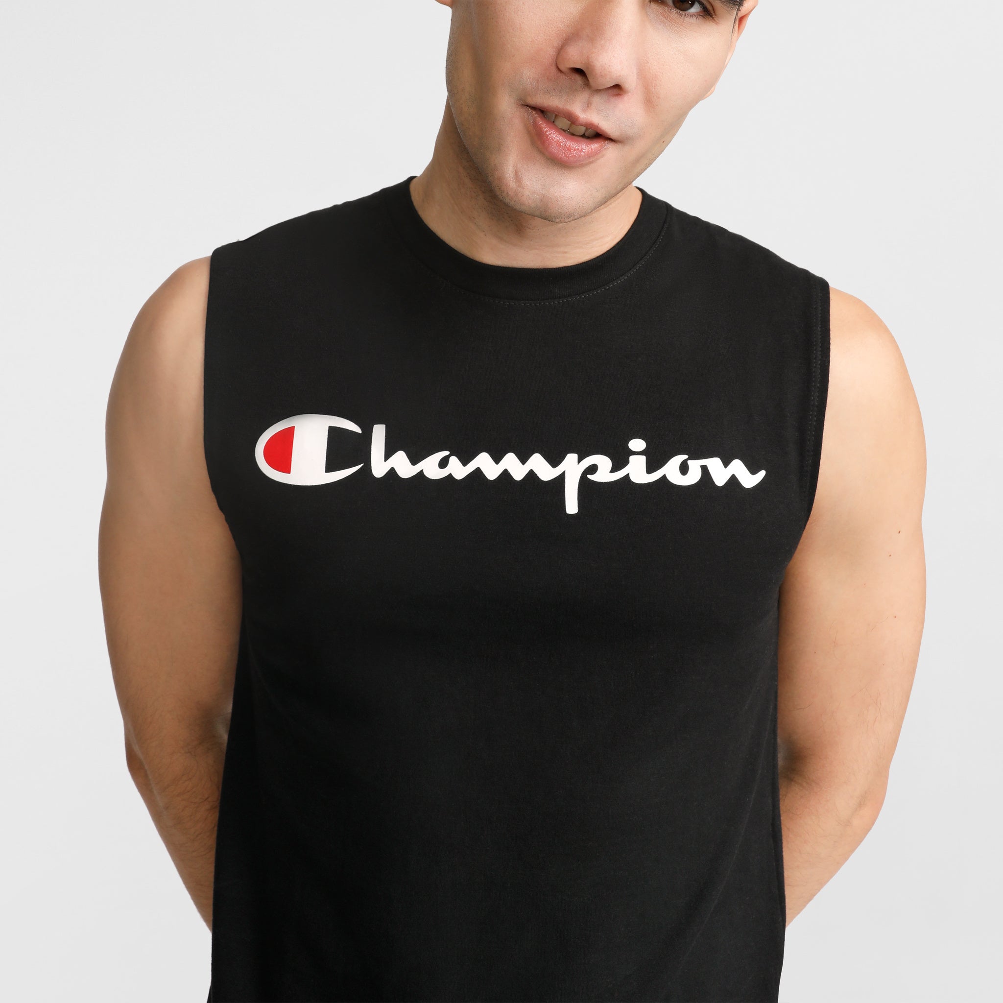 Classic Muscle Tank. Script Logo - Image 5