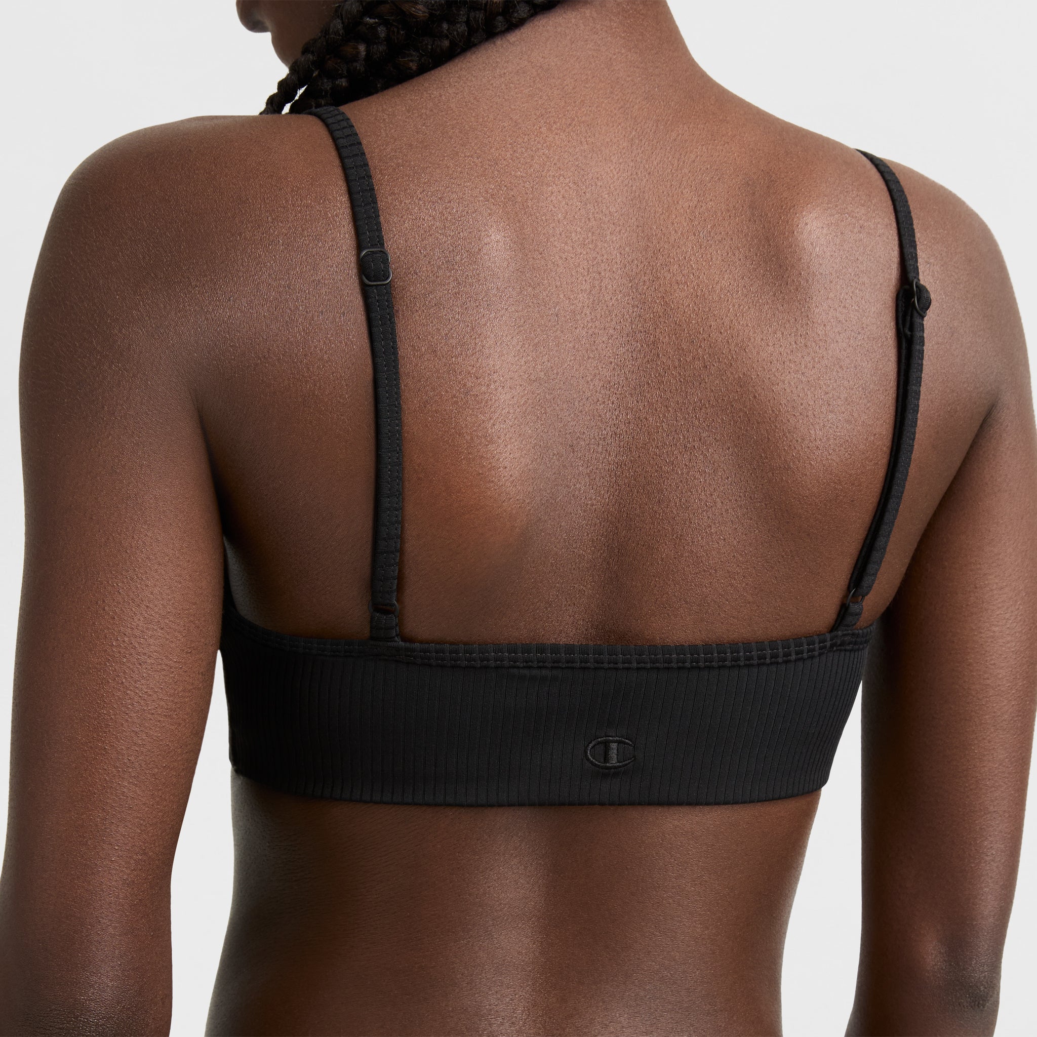 Soft Touch Ribbed Sports Bra. C Logo - Image 3