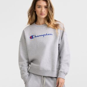 Powerblend Crewneck Sweatshirt. Script Logo