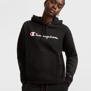 Powerblend Hoodie. Script Logo