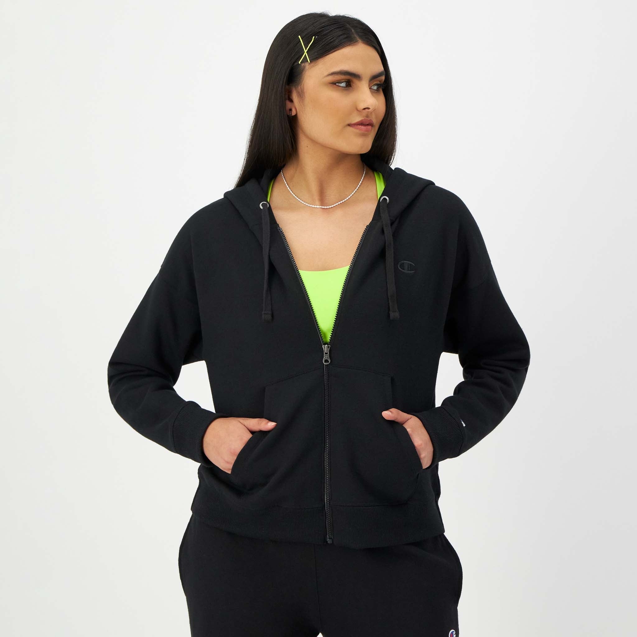Powerblend Zip-Up Hoodie. C Logo